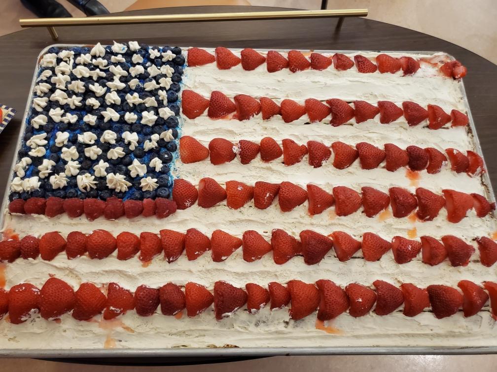 Homemade-cake-of-the-American-Flag-by-our-kitchen-staff